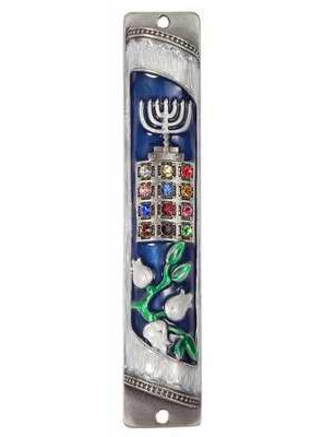 Mezuzah-Menorah Breastplate