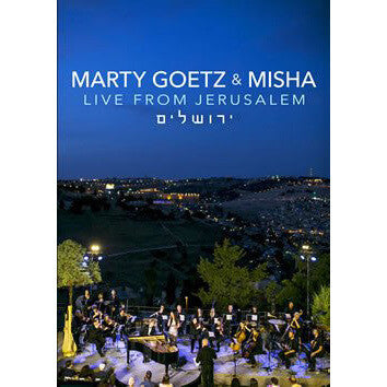 LIVE FROM JERUSALEM by Marty Goetz and Misha, DVD